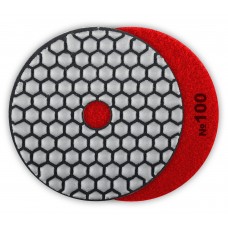 ЗУБР 100 мм, №100, сухое шлифование, алмазный гибкий шлифовальный круг АГШК, Профессионал (29868-100)