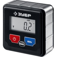 Электронный уровень-уклономер МИКРО, 4 Х 90°, ±0.1 ЗУБР Профессионал 34743_z01