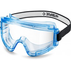 Очки защитные герметичные закрытые стекло поликарбонат ударопрочный ЗУБР ПАНОРАМА Г Профессионал 110232