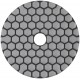 Алмазный гибкий шлифовальный круг АГШК (липучка), сухое шлифование, 100 мм, Р 100 (39852)