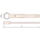 Ключ накидной прямой односторонний 65 искробезопасный сплав AlCu 156-65, HORTZ