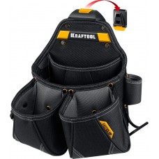 Сумка поясная 350 х 320 мм с быстросъёмным креплением FastClip KP-15 KRAFTOOL 38771