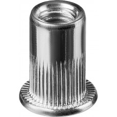 Резьбовые заклепки стальные с насечками Nut-S, М6, 500 шт KRAFTOOL 311707-06