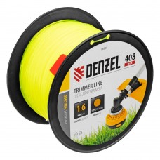 Леска для триммера круглая, 1,6мм х 408м, на DIN катушке FLEX CORD, Denzel (96268)