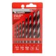Набор сверл по дереву, 3-4-5-6-7-8-9-10 мм, 8 шт, цилиндрический хвостовиковик, пластиковый кейс, Matrix (70282)