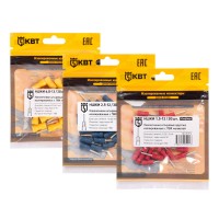 Наконечник кабельный штыревой круглый изолированный НШКИ 6.0–13 (20 шт) (КВТ) (91012)