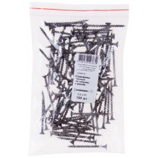 Саморезы черные по гипроку к дереву 3,5 х 51 100 шт Фасовка (22051-0)