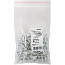 Заклепки вытяжные комбинированные, алюминий-сталь 4,8 х 8 100шт Фасовка (23658-0)