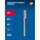 Борфреза твердосплавная 10?20 мм тип А цилиндр с гладким торцом хв-к 6 мм Профессионал ЗУБР 28800-10-20
