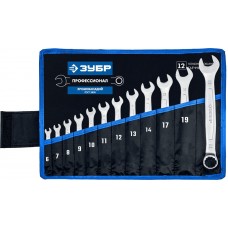 Набор комбинированных гаечных ключей 12 шт, 6–22 мм ЗУБР Профессионал 27087-H12_z01