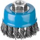 Щетка-крацовка чашечная для УШМ 65 мм, стальная проволока 0.8 мм ЗУБР Профессионал 35277-065_z02