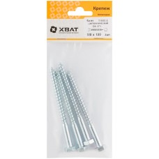 Болт сантехнический 8х100 мм DIN 571, 4 шт 31640-3