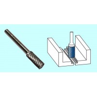 Борфреза цилиндрическая d 8х20х6х60 Р6АМ5 Х-образн. насечка 