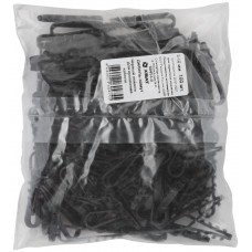 Дюбель-хомут для крепления кабеля 5-10 мм черный, 100 шт (фасовка) (60453-0)