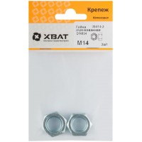 Гайка оцинкованная М14 ( фасовка 2 шт ) DIN 934 (28414-2)