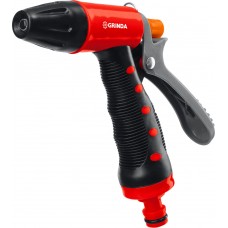 Поливочный пистолет T-R, плавная регулировка, курок сзади, пластиковый с TPR GRINDA 8-427186