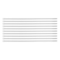 Хомуты, 350 x 4.8 мм, пластиковые, белые, 50 шт Сибртех (45537)