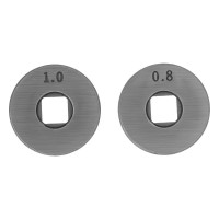 Подающий ролик, V профиль под стальную проволоку 0,8-1мм, посадка квадрат, 2 шт Denzel (93651)