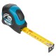 Рулетка Schlagfest,5 м x 25 мм,магнитный обрезиненный зацеп,двусторонняя шкала,Нейлоновое покрытие,автоматическая фиксация Gross