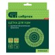 Щетка для УШМ 175 мм, посадка 22.2 мм, плоская, крученая металлическая проволока Сибртех (746367)