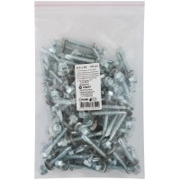 Шурупы кровельные оцинк. некрашеные, со сверлом М6,3 х 51 100шт. Фасовка (23128-0)