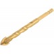 Сверло универсальное, 4 режущие кромки, титановое покрытие, шестигранный U-хвостовик под биту, 12х120 мм (35168)