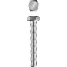 Болт M16 x 100 мм, кл. пр. 5.8, цинк, 5 кг, ГОСТ 7798-70 ЗУБР 303080-16-100