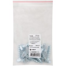 Болт сантехнический 10х40 мм DIN 571, 10 шт 31664-0