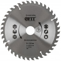 Диск пильный для циркулярных пил по дереву 210 х 30/25,4 х 40T (37751)