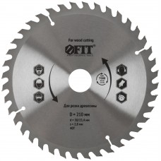 Диск пильный для циркулярных пил по дереву 210 х 30/25,4 х 40T (37751)