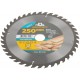 Диск пильный для циркулярных пил по дереву 250 х 32 х 40T + кольцо 32/30 мм (37671М)