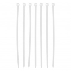 Хомуты, 100 x 2.5 мм, пластиковые, белые, 100 шт Сибртех (45515)