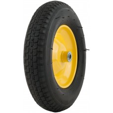 Колесо запасное 380х90х225 мм для тачек 77611; 77612 ( 4.00-8 ) ( посадка ширина 95 мм, диаметр 16 мм ) (77625)