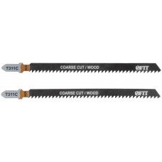 Полотна по дереву, HCS, разведенные, фрезерованные зубья, 126/100/2,5 мм (Т311С), 2 шт. (40883)