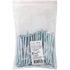 Винт с потайной головкой с полной резьбой оцинкованный DIN 965 5 х 70 100 шт. Фасовка (27780Р1-0)