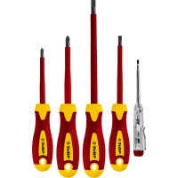 Набор отверток диэлектрических 5 предм Профессионал ЗУБР 25265