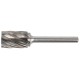 Борфреза цилиндрическая с гладким торцом 16x25x69 мм, VHM, AL, форма A (серия 900511) GARWIN INDUSTRIAL 900511-162569