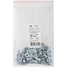 Гайка оцинкованная М6 100 шт DIN 934 Фасовка (28406-0)