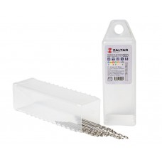 Комплект свёрл по металлу индустриальных, 10 шт, DIN 338, HSS-G, Тип N, 5xD, O1.50 мм (ZA-73015-S10)