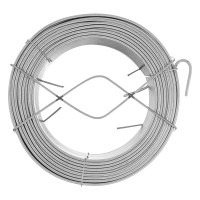 Проволока стальная, оцинкованная 2.0 мм, длина 50 м Сибртех (47756)