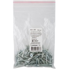 Шурупы оцинкованные, универсальные 3,5 х 25 100 шт Фасовка (20225-0)
