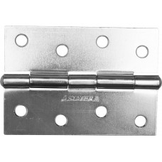 Петля карточная 100 x 70 х 1.8 мм, цвет белый цинк STAYER 37611-100-1