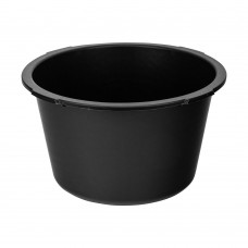 Таз круглый строительный, черный, 30 л, Сибртех (81455)