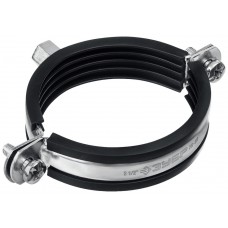 Хомут трубный с гайкой 2 1/2, М8/М10, цинк, 10 шт ЗУБР 37880-75-80