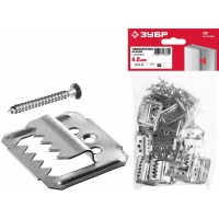 Усиленный крепеж для вагонки 4 мм, 50 шт ЗУБР Кляймер-У2 30755-04