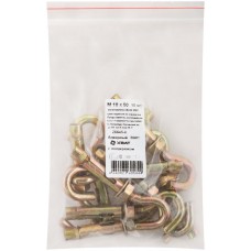 Анкерный болт с полукрюком М 10 х 50 10 шт Фасовка (26645-0)