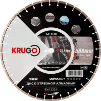 Диск алмазный для бетона, лазерная сварка 500x25.4x40x4.0x10mm KRUGO (LCB20A)