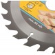 Диск пильный для циркулярных пил по дереву 190 х 30 х 24T + 2 кольца: 30/20 и 20/16 мм (37663М)