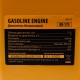 Двигатель бензиновый RX-17S, 7 л.с., 212 см3, горизонтальный вал шлиц 25 мм Denzel (95102)