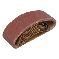 Лента абразивная бесконечная, P 80, 75 х 533 мм, 10 шт Matrix (74235)